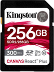 Karta Kingston Canvas React Plus SDXC 256GB Class 10 UHS V90 (SDR2/256GB)