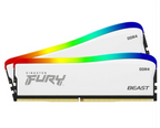 Pamięć RAM Kingston Fury Beast White RGB 16GB (2x8GB) DDR4 3600MHz CL17 (KF436C17BWAK2/16)